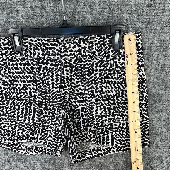 Banana Republic Shorts Womens 4 Print Cotton Chino Utility 4" Inseam Mid Rise - Picture 7 of 10